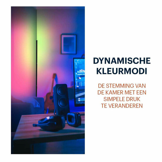 Grundig LED-Hoeklamp met Afstandsbediening, 140cm - Foto 6