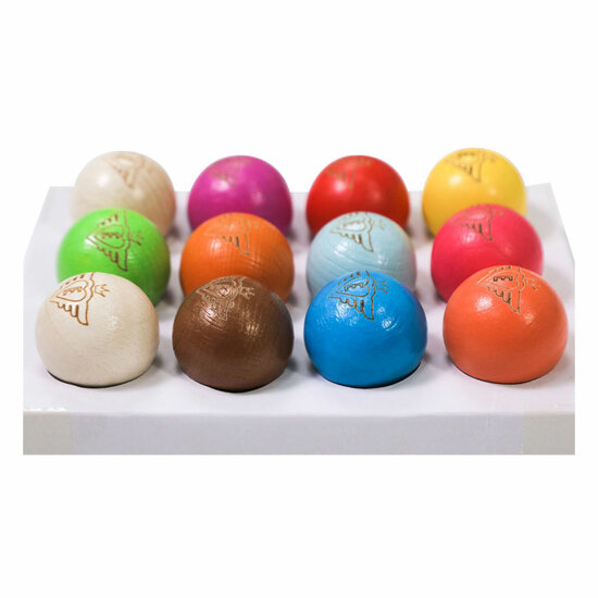 Jeu de Boules Buts 12 Houten Ballen - 30mm - Foto 5