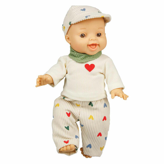 Poppen Ribfluwelen Broek Hartjesconfetti, 28-35 cm - Foto 5