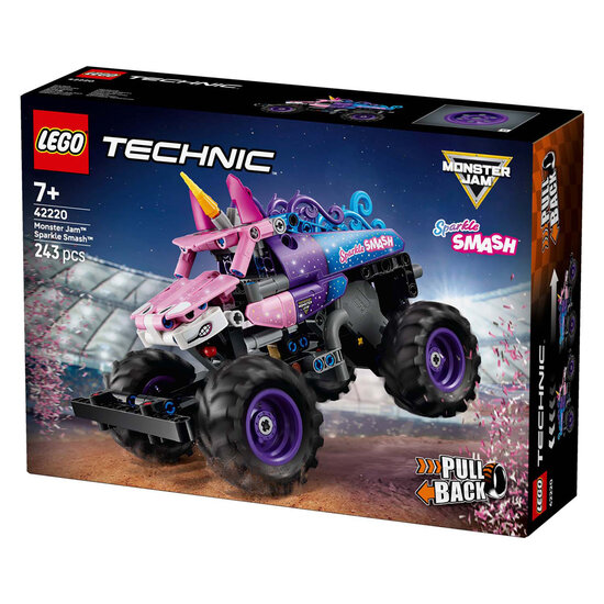 LEGO Technic 42220 Monster Jam Sparkle Smash pull-back - Foto 5