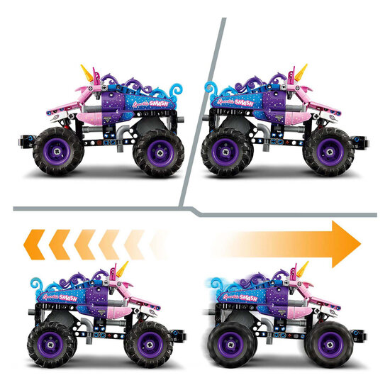 LEGO Technic 42220 Monster Jam Sparkle Smash pull-back - Foto 7