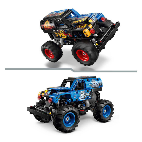 LEGO Technic 42219 Monster Jam Grave Digger vuur en ijs - Foto 7