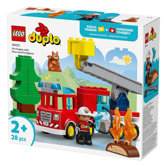 LEGO DUPLO 10473 Brandweertruck met slang en brandweerman - Foto 5