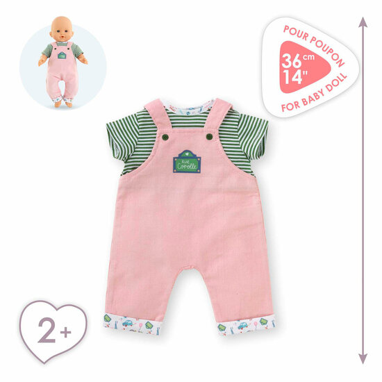 Corolle T-Shirt en Overall voor Babypop, 36cm - Foto 5