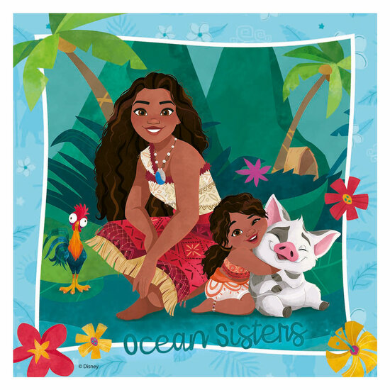 Ravensburger Legpuzzel Disney Vaiana 2, 3x49st. - Foto 5