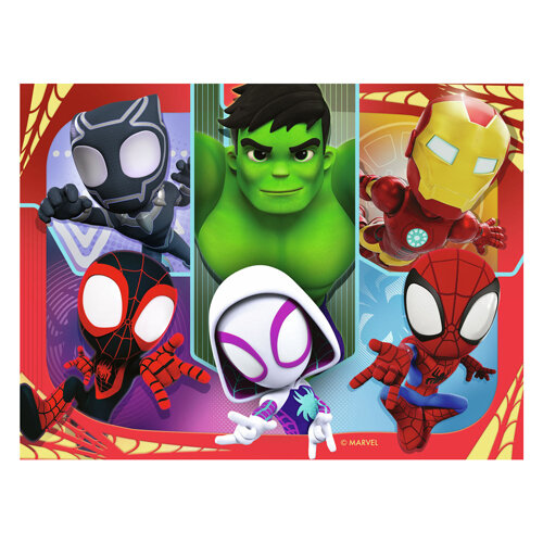 Ravensburger Legpuzzel Spidey and His Amazing Friends, 2x24st. - Foto 5