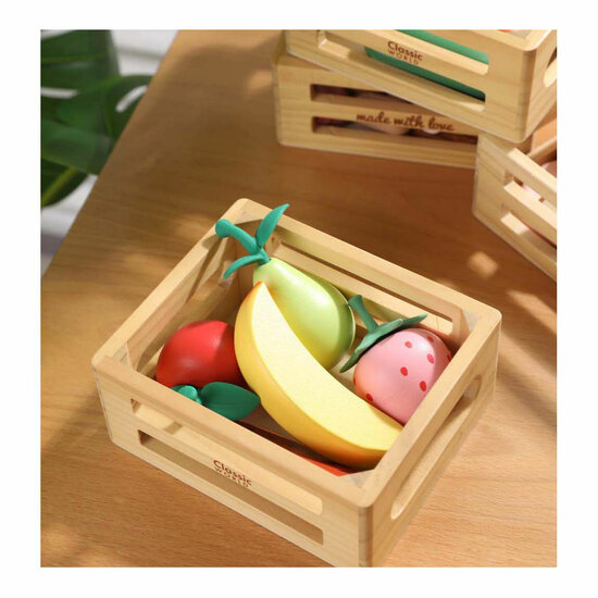 Classic World Houten Krat met Fruit - Foto 5