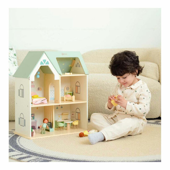 Classic World Houten Poppenhuis Cottage - Foto 8