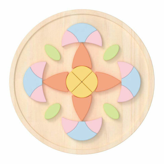 Classic World Houten Mandala Puzzel Bloem - Foto 5