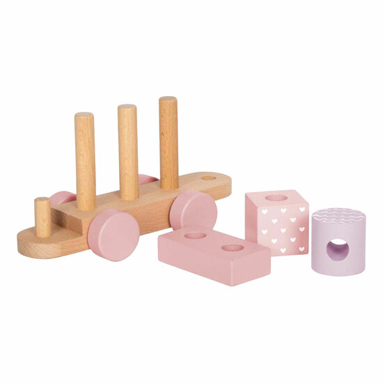 Small Foot - Houten Trein Roze - Foto 5