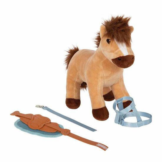 Small Foot - Speelset Paard met Stal en Accessoires in Tas - Foto 7