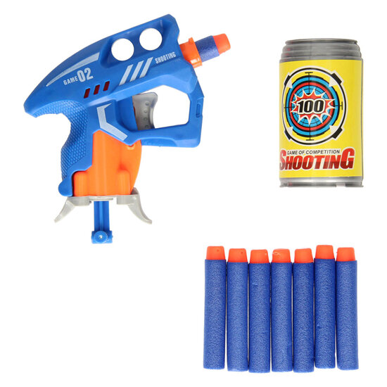 Pistool met Foam Pijltjes en Blikjes Targets - Foto 5