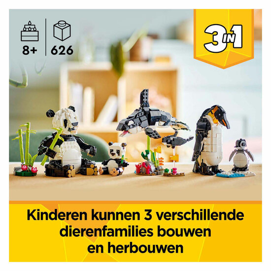 LEGO Creator 31165 Wilde Dieren: Pandafamilie - Foto 9