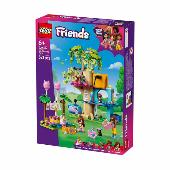 LEGO Friends 42666 Kattenverjaardagsfeestje en Boomhut - Foto 5