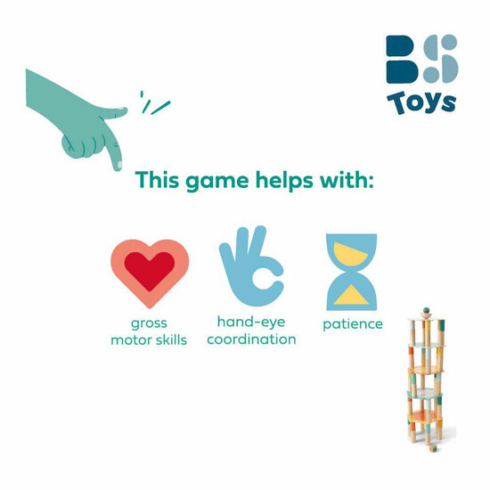 BS Toys Mega Houten Balansspel, 38dlg. - Foto 8