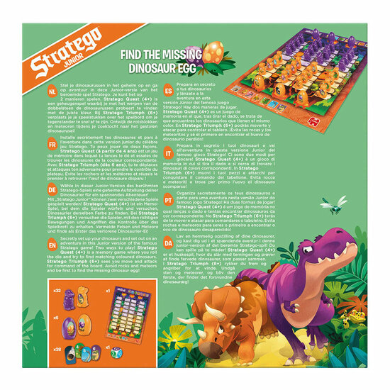 Stratego Junior Dino's Bordspel - Foto 5