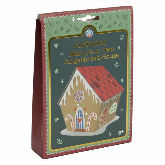 Maak je Eigen Foam Gemberhuis Kerstmis met Stickers