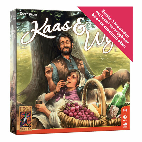 999 Games Kaas &amp; Wijn - Bordspel