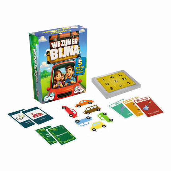 We zijn er Bijna - 5 Spelletjes voor Onderweg