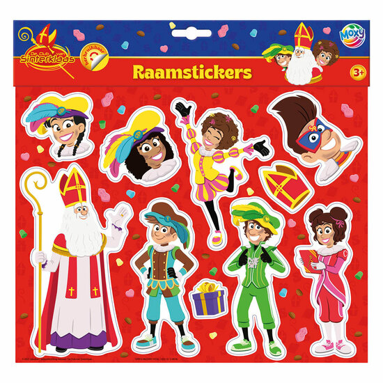 Club van Sinterklaas Herbruikbare Raamstickers XL