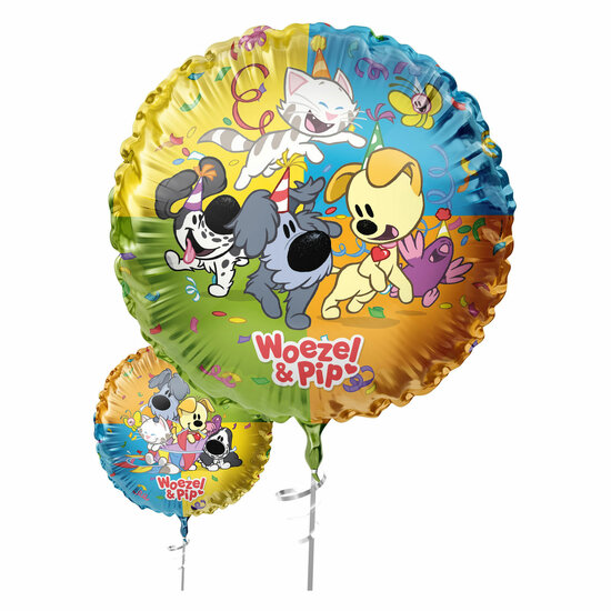 Folieballon Woezel &amp; Pip - 45cm