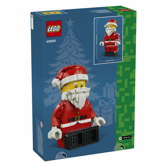 LEGO 40820 Grote minifiguur van de Kerstman - Foto 6
