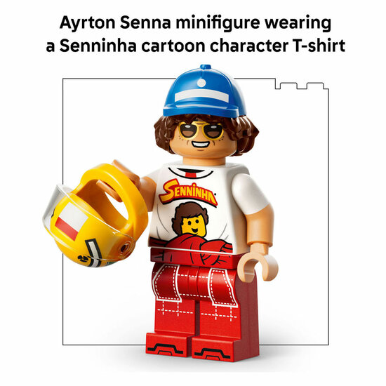 LEGO Editions 43024 Replica Helm van Ayrton Senna - Foto 7