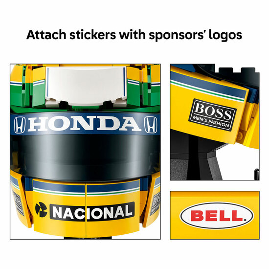 LEGO Editions 43024 Replica Helm van Ayrton Senna - Foto 9