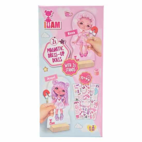 I Am 2 Poppenset met Houten Standaard - Foto 5