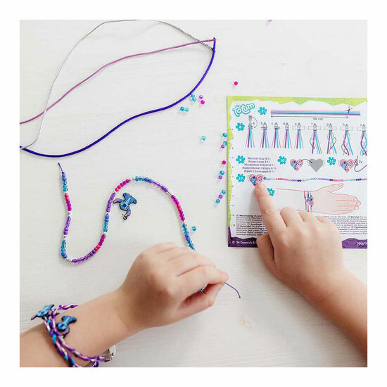 Totum 3in1 Stitch Diamond Painting, Armbanden maken en Gips Gieten Knutselset - Foto 10