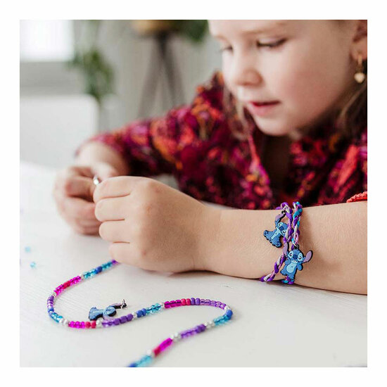 Totum 3in1 Stitch Diamond Painting, Armbanden maken en Gips Gieten Knutselset - Foto 13