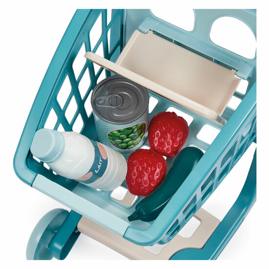Ecoiffier Vert Azur Gevulde Winkelwagen met Babypop - 8dlg. - Foto 5