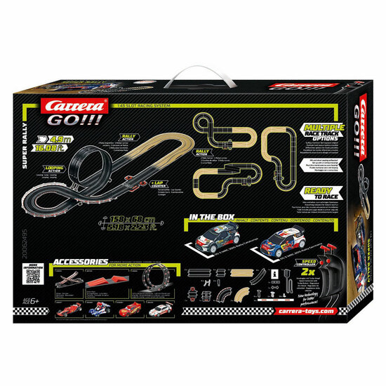 Carrera GO!!! Super Rally - Racebaan met 2 Auto's - 1:43 - Foto 6