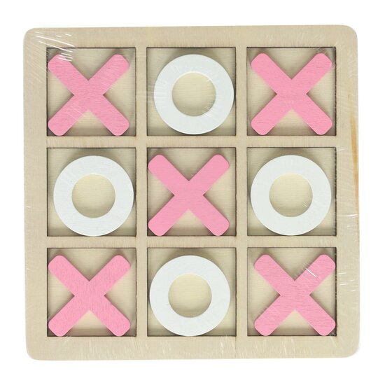 Houten Boter, Kaas en Eieren Spel - 14x14cm - Foto 5