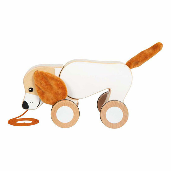Small Foot - Houten Trekhond met Knisperende Oren - Foto 5