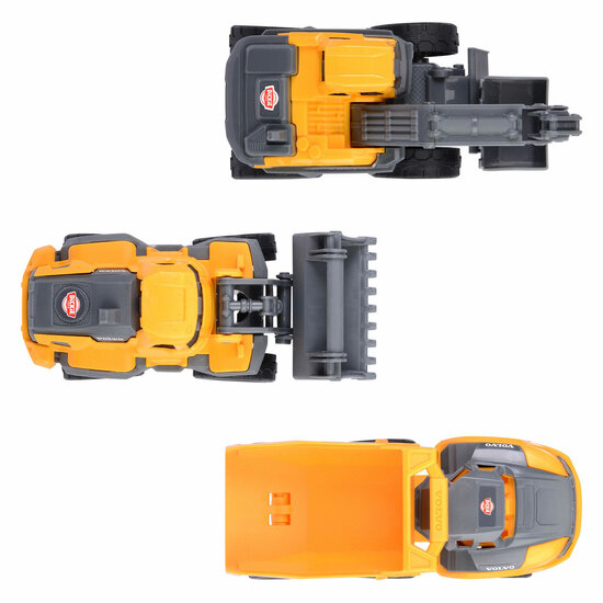 Dickie Volvo Constructie Werkvoertuigen Speelset, 3dlg. - Foto 5