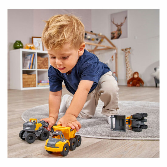 Dickie Volvo Constructie Werkvoertuigen Speelset, 3dlg. - Foto 7