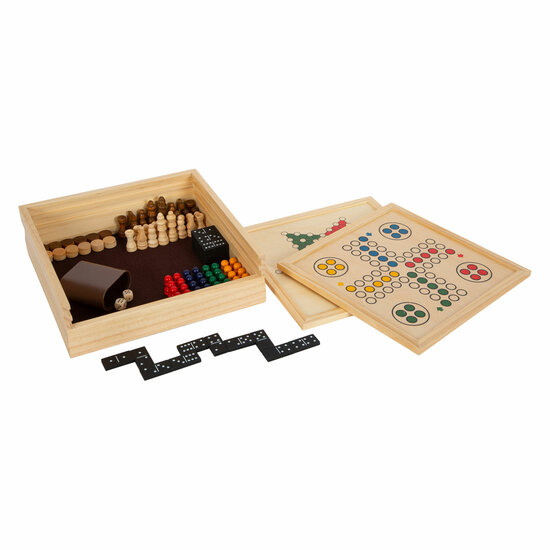 Small Foot - Houten Spellen 7 Klassiekers in Opbergkist - Foto 11