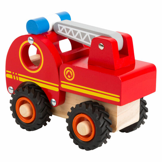 Small Foot - Houten Brandweerwagen met Ladder - Foto 5