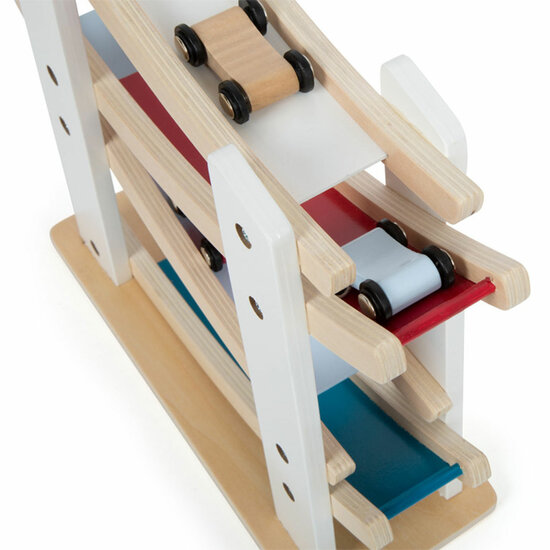 Small Foot  -  Houten Autobaan met 4 Auto's - Foto 6