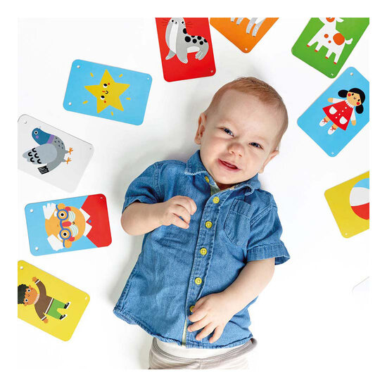 Banana Panda - Hoogcontrast Babykaarten - 6-9 Maanden