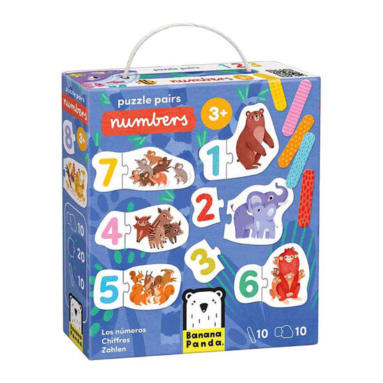 Banana Panda - Puzzel Nummers - 20dlg.
