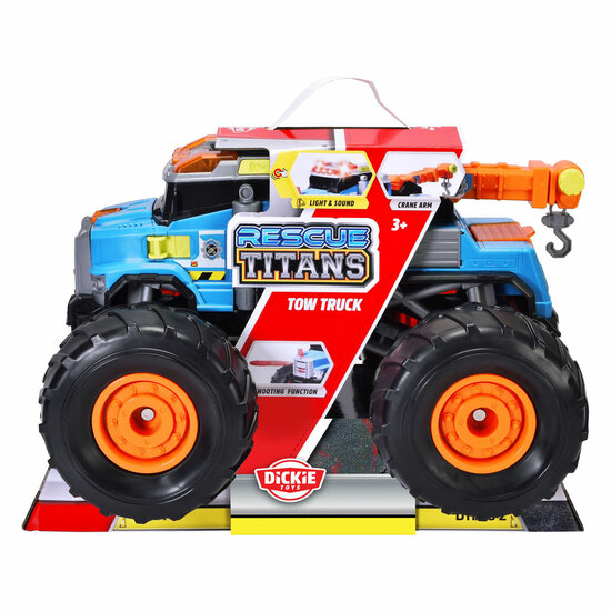 Dickie Rescue Titans Sleepwagen met Licht