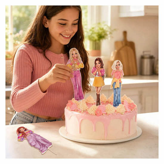 TOPModel Cake Toppers - 4st.