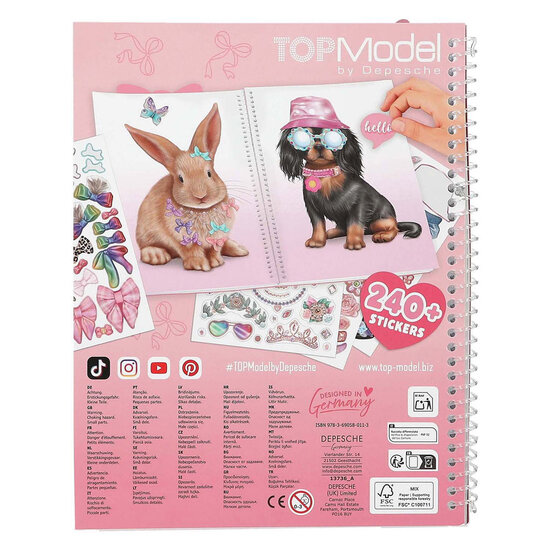 TOPModel Schattige Dieren Aankleedboek
