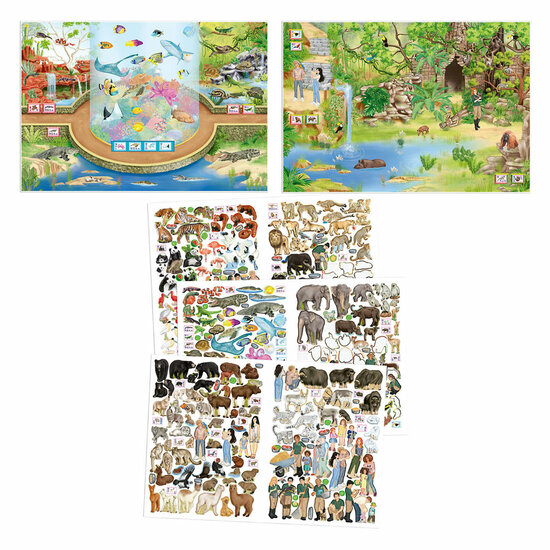 Create Your ZOO Stickerboek