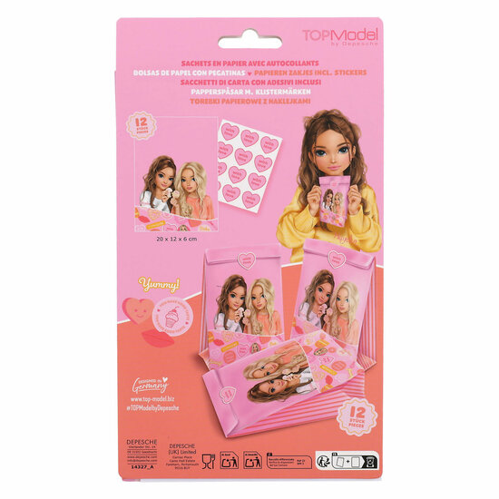 TOPModel Papieren Zakjes met Stickers - Foto 5