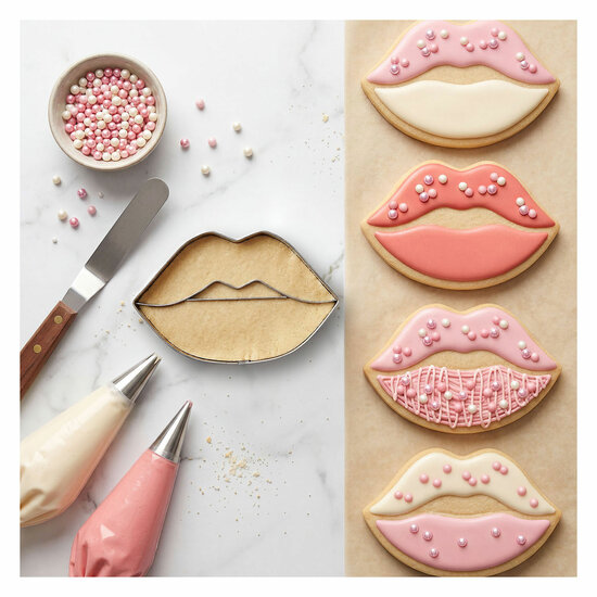 TOPModel Uitsteekvormpjes Lipstick en Lippen - Foto 5