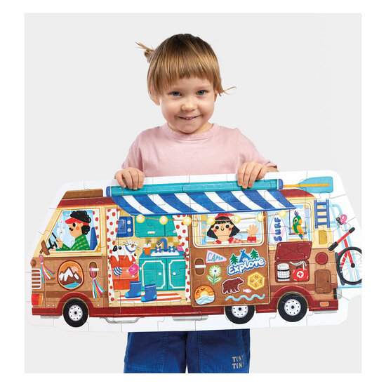 Banana Panda - Play-as-you-go Puzzel Camper - 45st. - Foto 6
