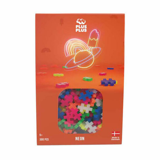 Plus-Plus Neon Bouwset, 300st.
